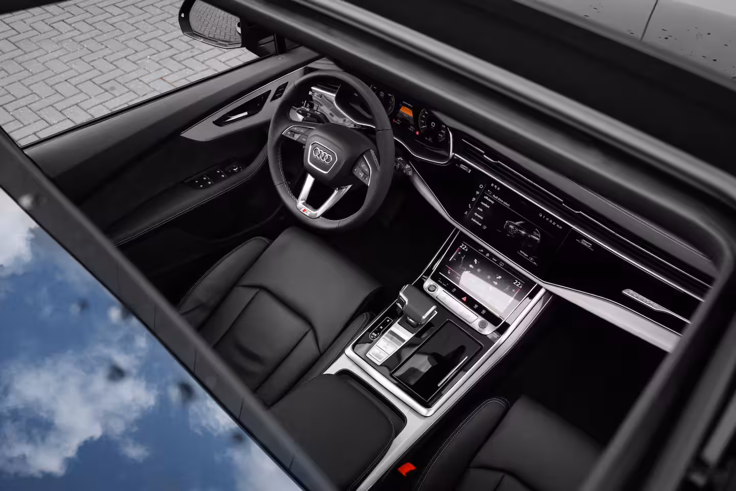 Audi Q7 55 TFSI e quattro Pro Line S 394PK | Trekhaak | Leder valcona met S-logo | Panoramadak | A