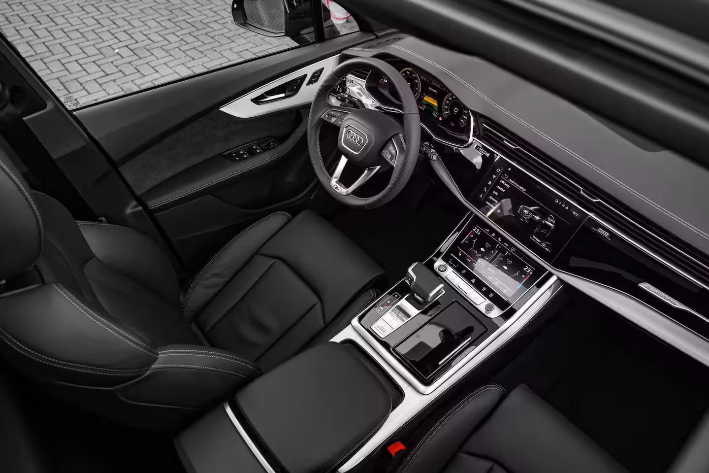 Audi Q7 Pro Line S 55 TFSI e quattro 394 pk | Achterbank plus | Achterlichten in LED-techniek | Ad