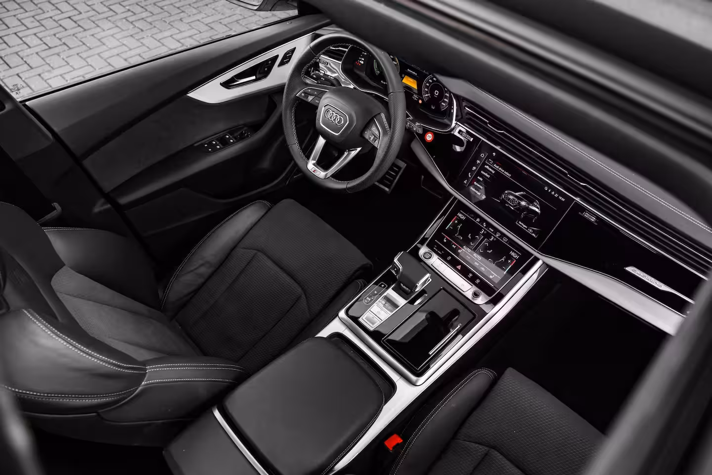 Audi Q8 55 TFSI e quattro Pro Line S 394 PK | Trekhaak | B&O Advanced | Headup Display | Panoramad