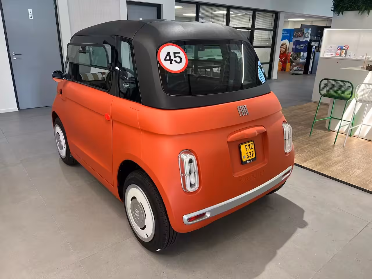 Fiat Topolino Brommobiel Corallo | LED achterlichten | LED koplampen | Panoramadak