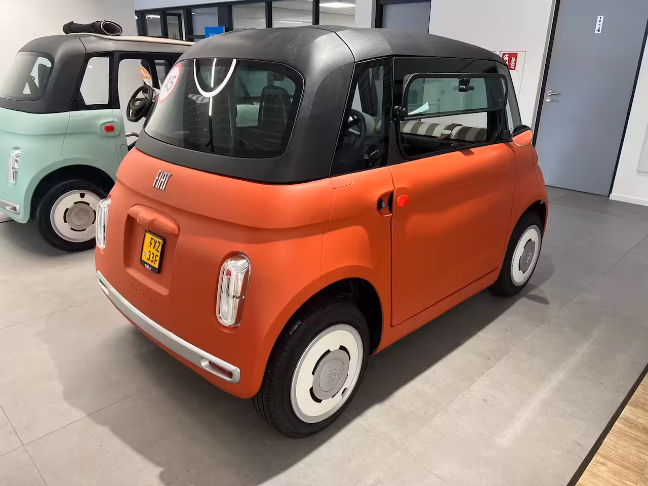 Fiat Topolino Brommobiel Corallo | LED achterlichten | LED koplampen | Panoramadak
