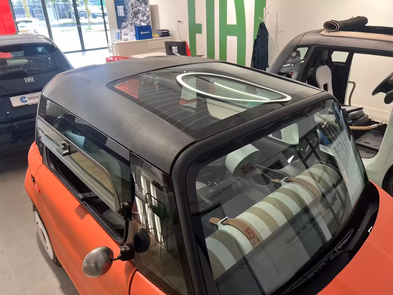 Fiat Topolino Brommobiel Corallo | LED achterlichten | LED koplampen | Panoramadak