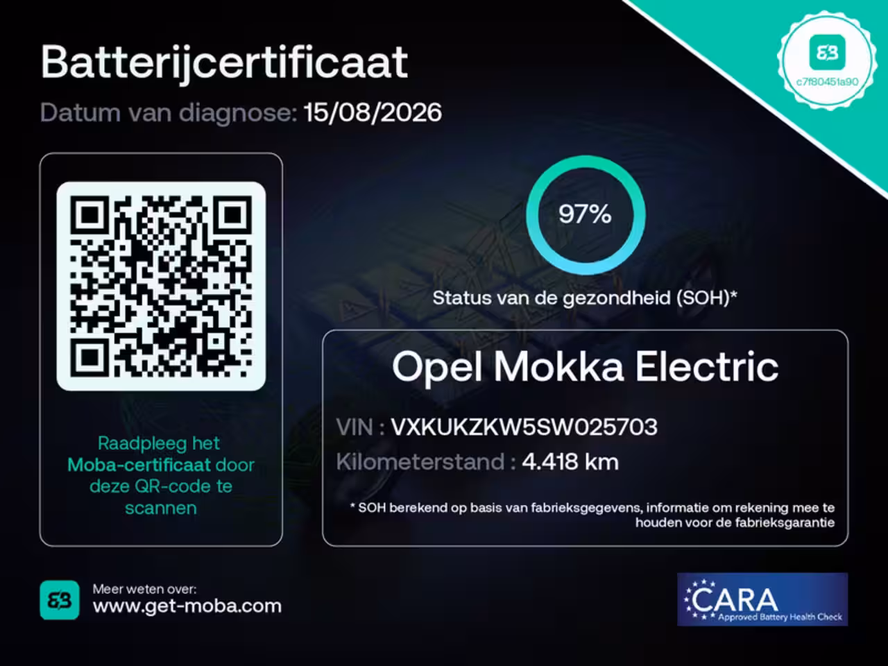Opel Mokka Electric GS 54 kWh 3 Fase 97%SOH 3 Fase | Adaptive Cruise | Achteruitrijcamera | Stuurverwarming |