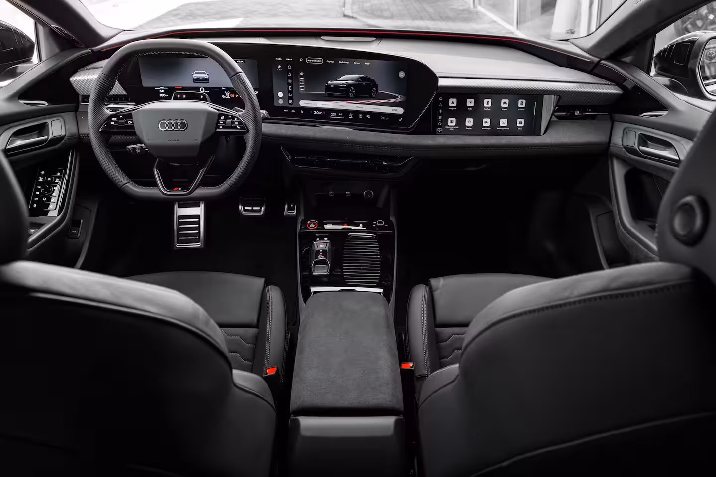 Audi A6 Avant e-tron S edition | Luchtvering | Bang&Olufsen | Trekhaak | 21 inch velgen | Leder/dinamic bekledi