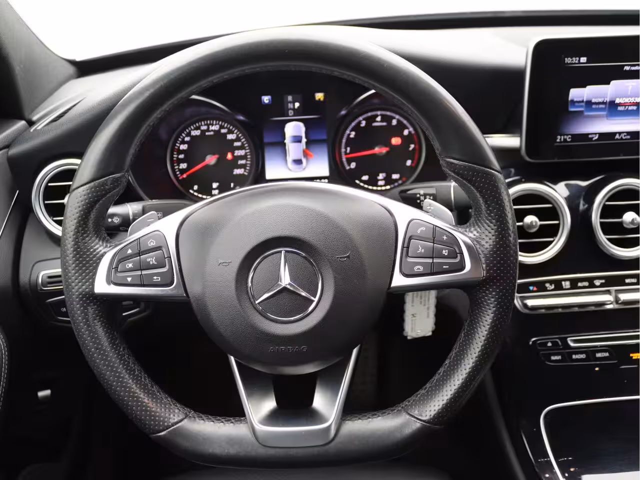 Mercedes-Benz C-klasse 180 AMG Airco, Cruisecontrol, Stoelverwarming
