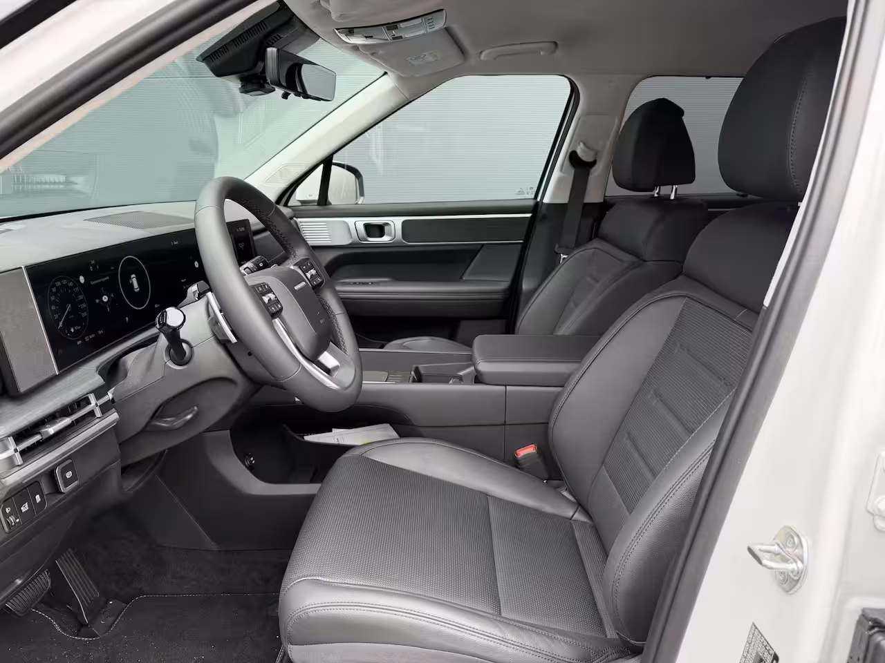Hyundai Santa Fe 1.6 T-GDI HEV Premium 7p / Nieuw op Voorraad / Ledere Bekleding / 7 Persoons / Vol Uitgeru