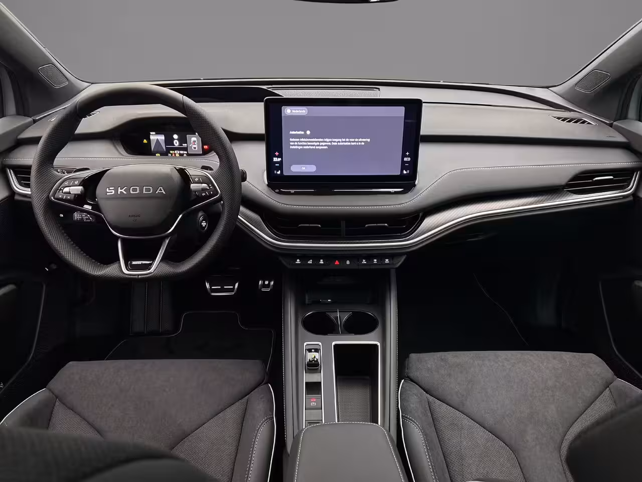Skoda Enyaq Coupé iV Elektromotor 82 kWh 286pk Sportline €56.485, - incl inruilpremie