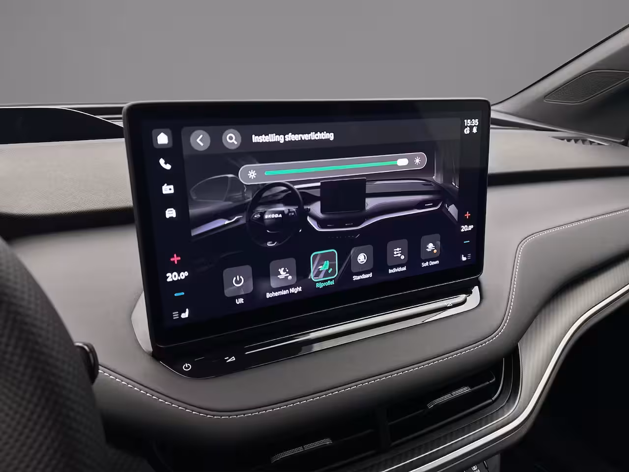 Skoda Enyaq Coupé iV Elektromotor 82 kWh 286pk Sportline €56.485, - incl inruilpremie