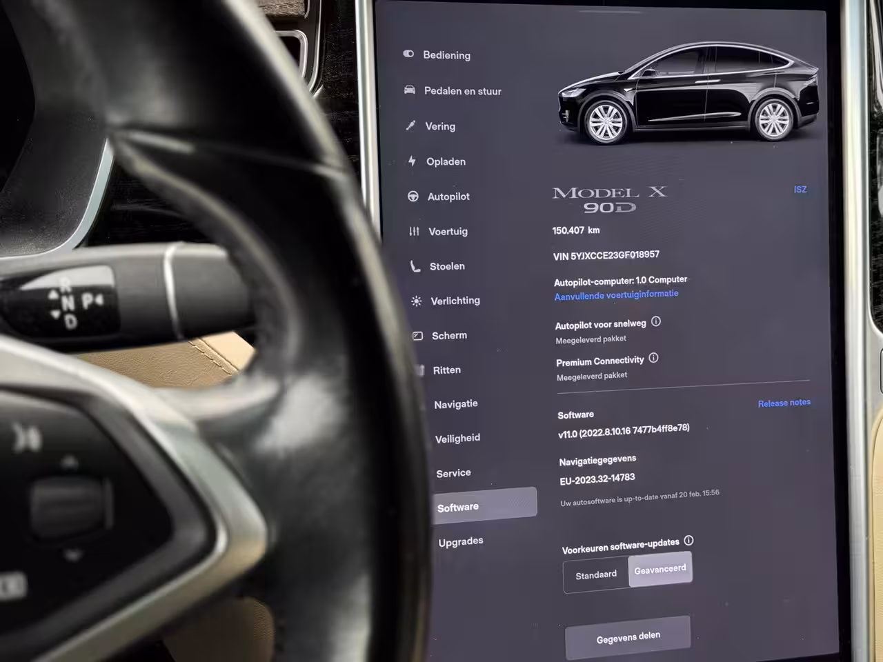 Tesla Model X 90D 7P Autopilot NAP Luchtvering Night pakket