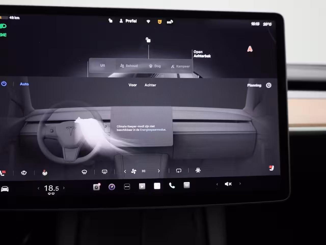 Tesla Model Y Long Range AWD 75 kWh | PANODAK | AFNEEMBARE TREKHAAK | STOEL-STUURWIELVERWARMING | LEER |