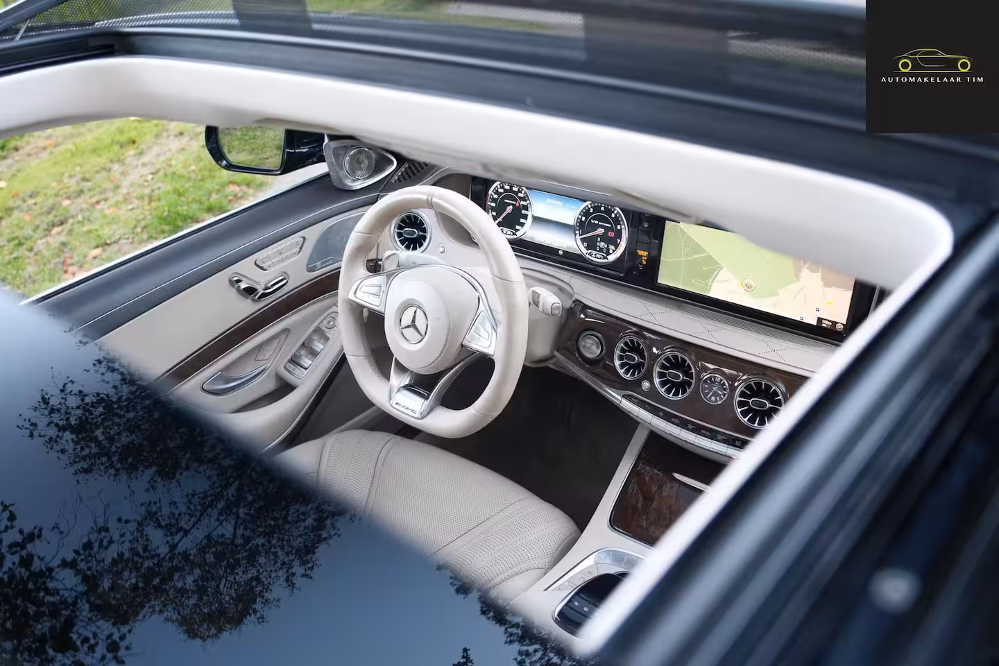 Mercedes-Benz S-klasse AMG 63 4Matic Lang Chauffeurspakket Plus | Unieke kleurencombi