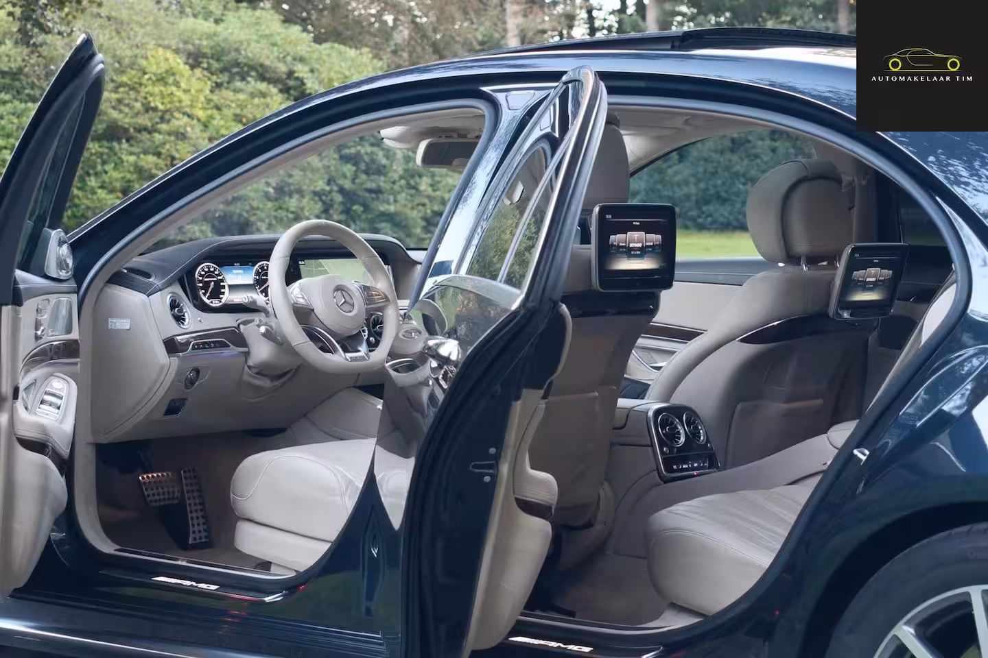 Mercedes-Benz S-klasse AMG 63 4Matic Lang Chauffeurspakket Plus | Unieke kleurencombi
