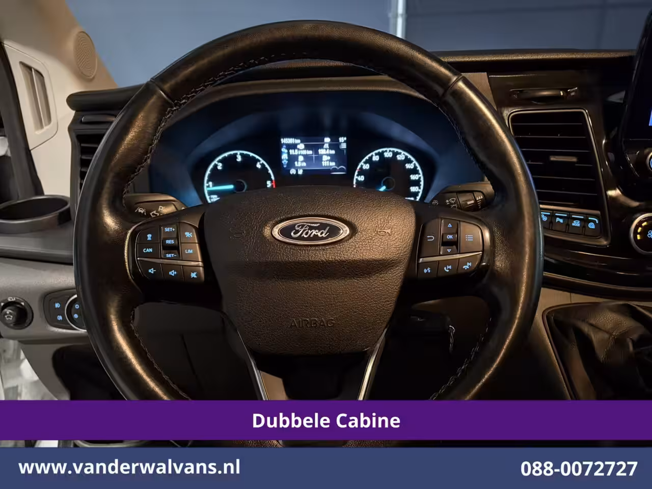 Ford Transit 2.0 TDCI 131pk L3H3 Dubbele Cabine Euro6 Inrichting Airco | 6-Zits | Camera | Apple Carpla