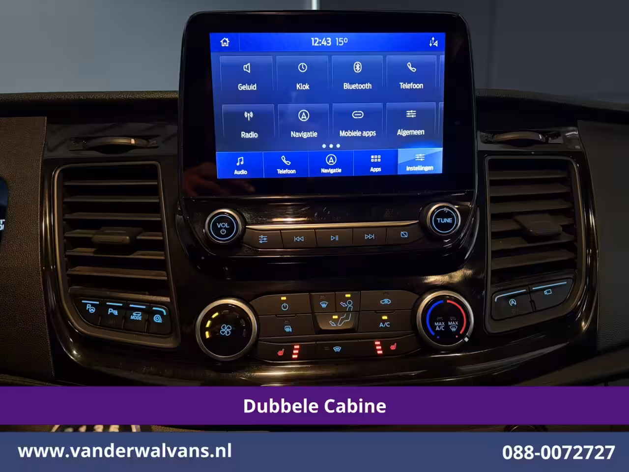 Ford Transit 2.0 TDCI 131pk L3H3 Dubbele Cabine Euro6 Inrichting Airco | 6-Zits | Camera | Apple Carpla
