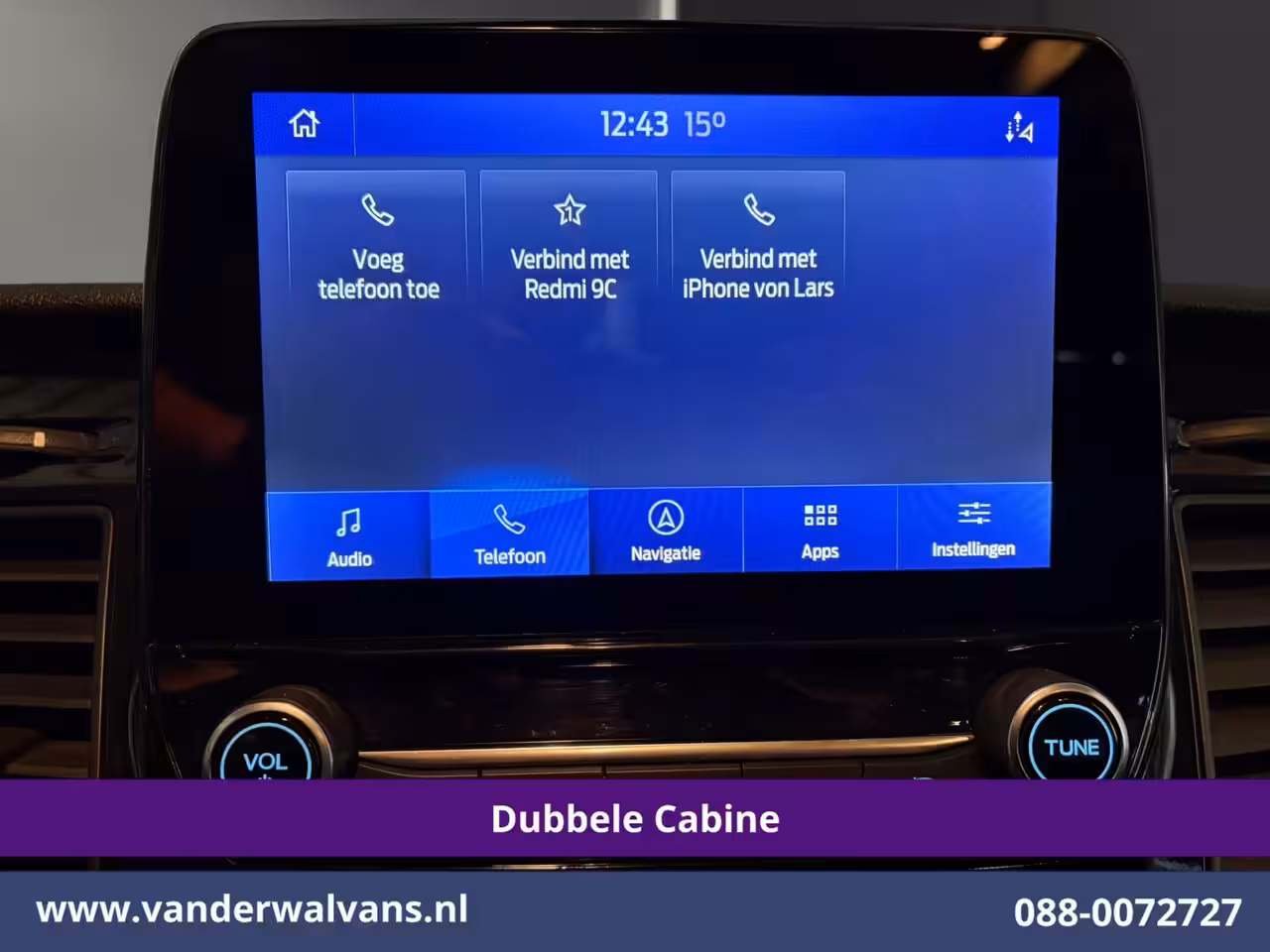 Ford Transit 2.0 TDCI 131pk L3H3 Dubbele Cabine Euro6 Inrichting Airco | 6-Zits | Camera | Apple Carpla