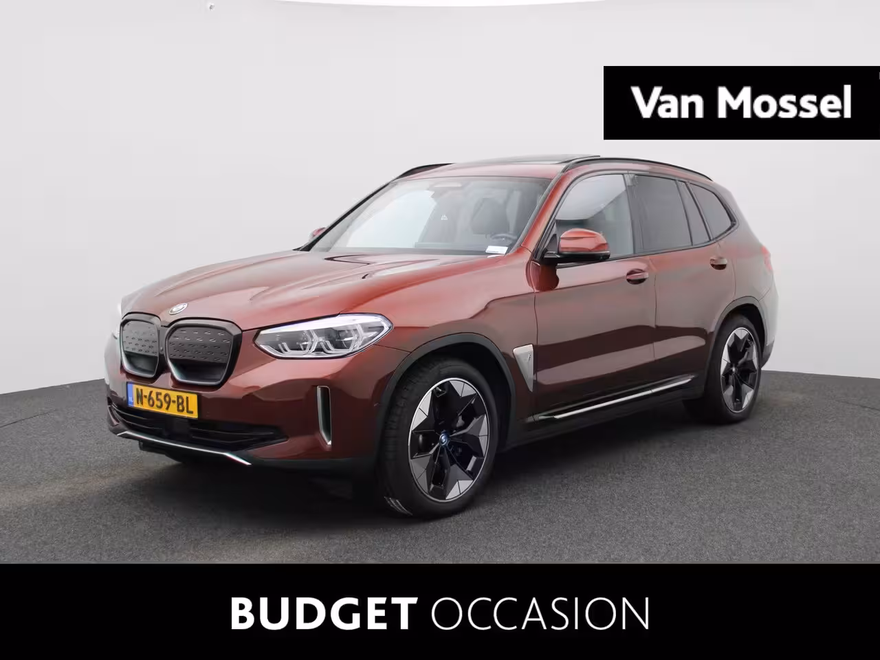 BMW iX3 High Executive 80 kWh | Elektrische stoelen + Memory | Panorama dak | Harman Kardon |