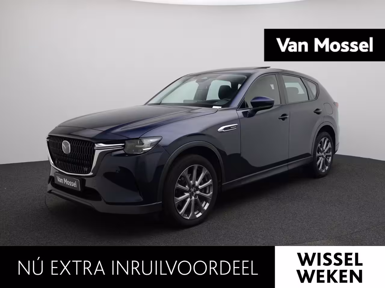 Mazda CX-60 2.5 e-SkyActiv PHEV Exclusive-Line | PANORAMADAK | STOEL-STUURWIELVERWARMING | CAMERA | NA