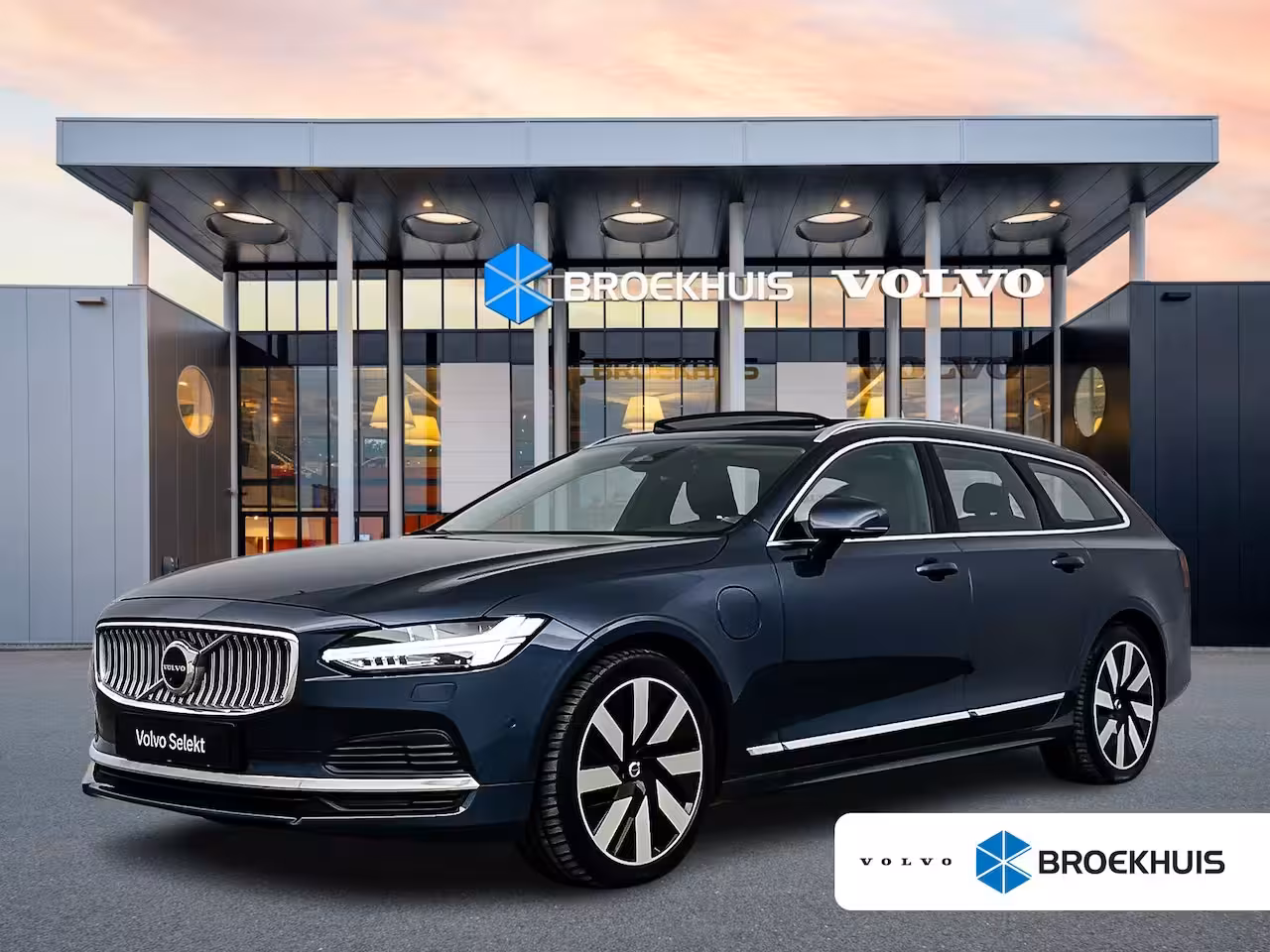 Volvo V90 T6 Recharge Long Range Plus Bright | 19" | Luchtvering | Panoramadak | Elektr. verst. Stoe