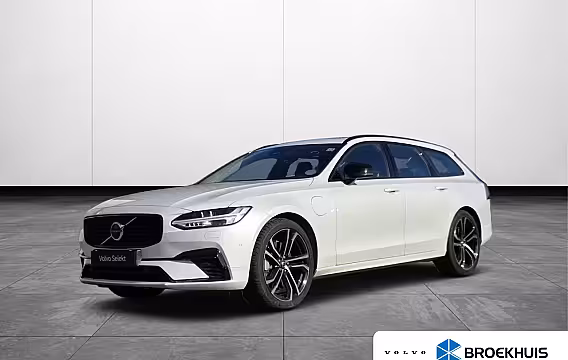 Volvo V90 2.0 T8 Plug-in hybrid AWD Ultra Dark | Full Option | Bowers&Wilkins | Trekhaak | 360 Cam |