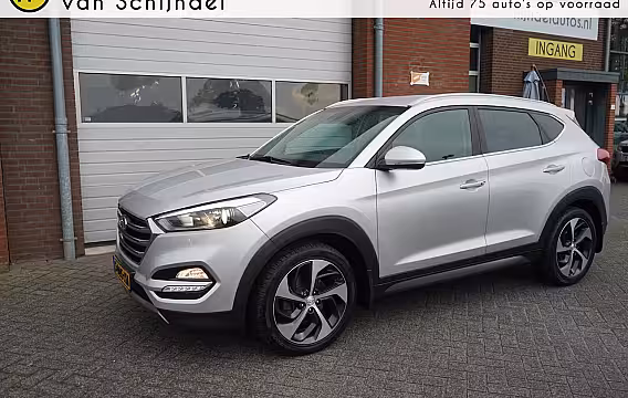 Hyundai Tucson 1.6 T-GDI 177PK 4WD PREMIUM TREKHAAK LEDER STOELVERWARMING CAMERA NAVI CLIMA CRUISE BLUETO