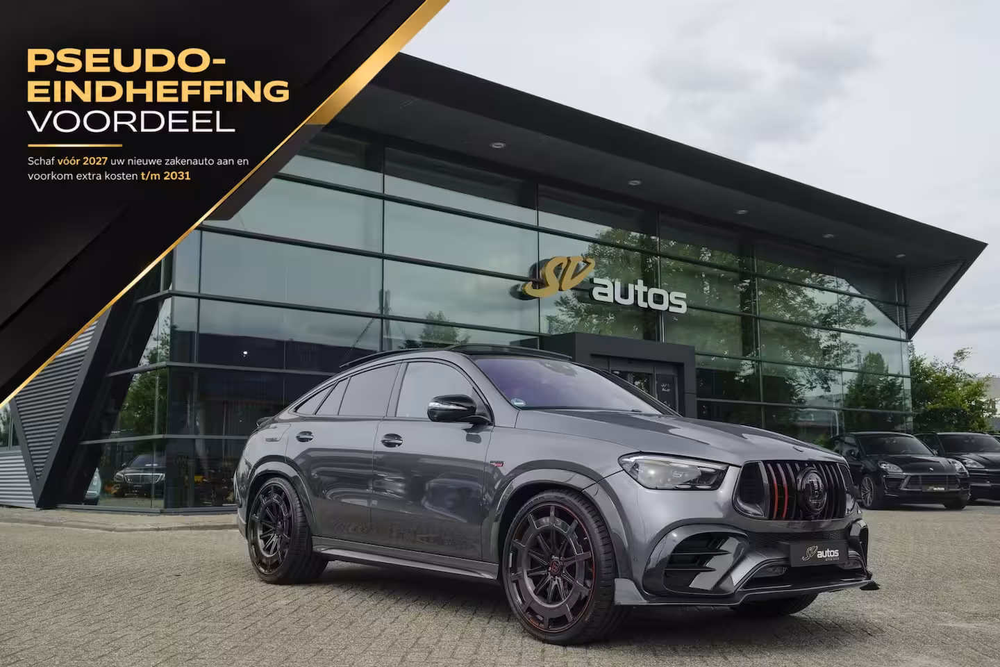 Mercedes-Benz GLE-Klasse Coupé GLE450d AMG 390pk Brabus Rocket 900 Panoramadak *BTW* Trekhaak Night pakket Widescreen Luc