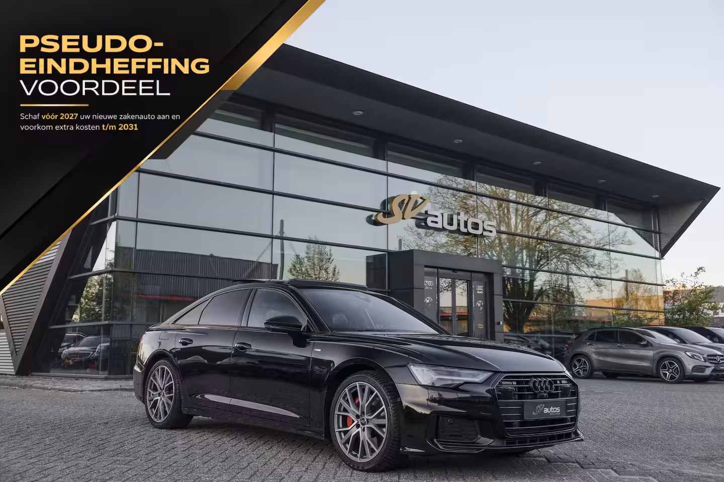 Audi A6 Limousine 55 TFSIe Competion 367pk Quattro Panoramadak 4-wielbesturing *SOH 95%* Nachtzicht B&O audi