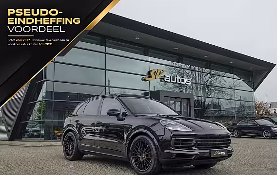 Porsche Cayenne S 2.9 S 441pk Panoramadak Trekhaak elektrisch Comfortstoelen Black edition Luchtvering DAB