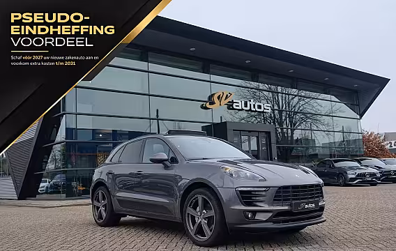 Porsche Macan S 3.0 D 258pk Panoramadak Bose Luchtvering Sport chrono Sportuitlaat Lane assist 20" LMV