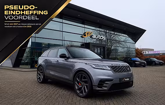 Land Rover Range Rover Velar D300 V6 300pk R-dynamic Grijs kenteken Panoramadak Medidian 22" LMV SVR