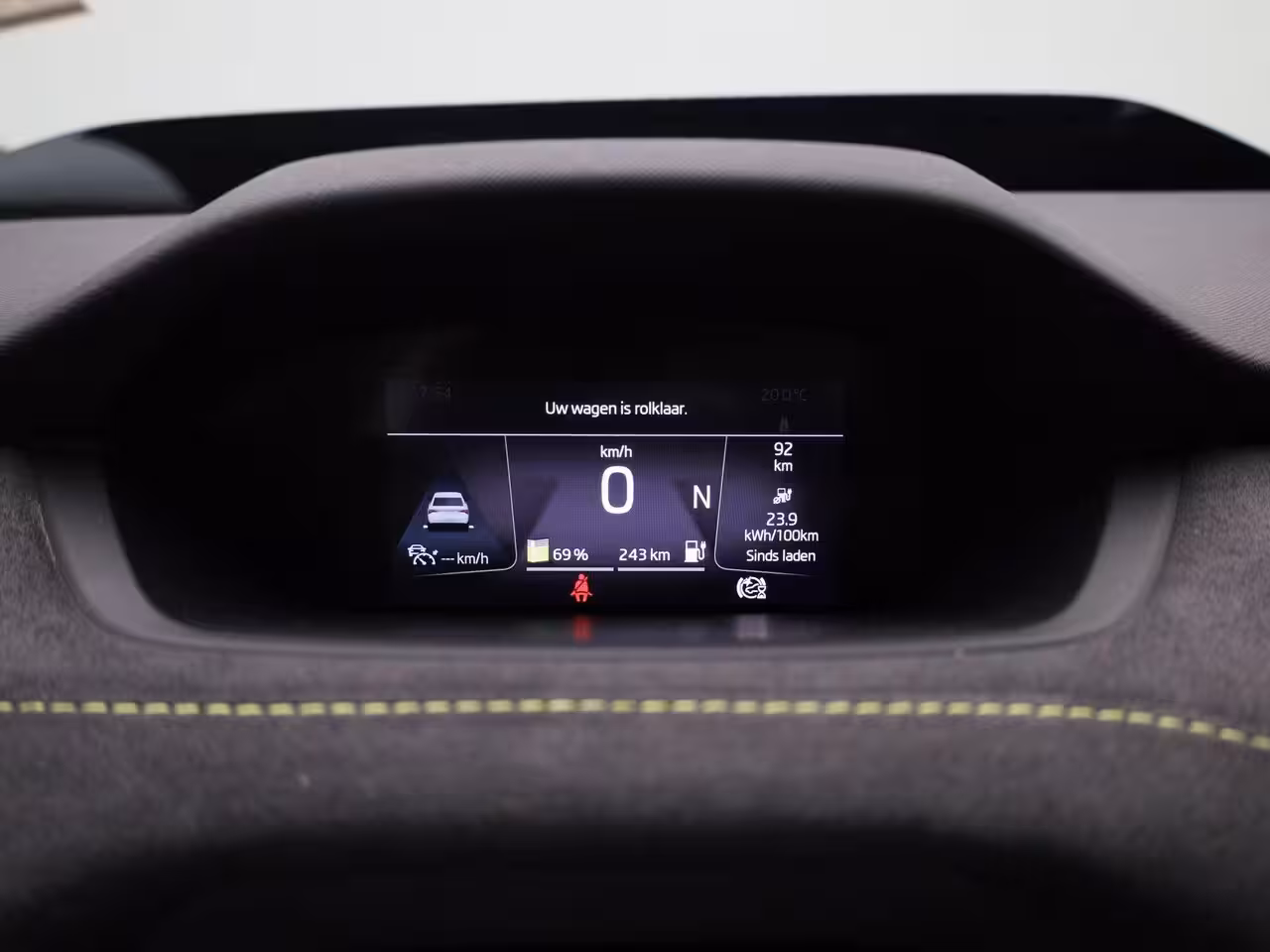 Skoda Enyaq Coupé iV 80 RS | PANORAMADAK | SFEERVERLICHTING | STOEL-STUUR-VOORRUIT VERWARMING | ELEK.STOEL | AD