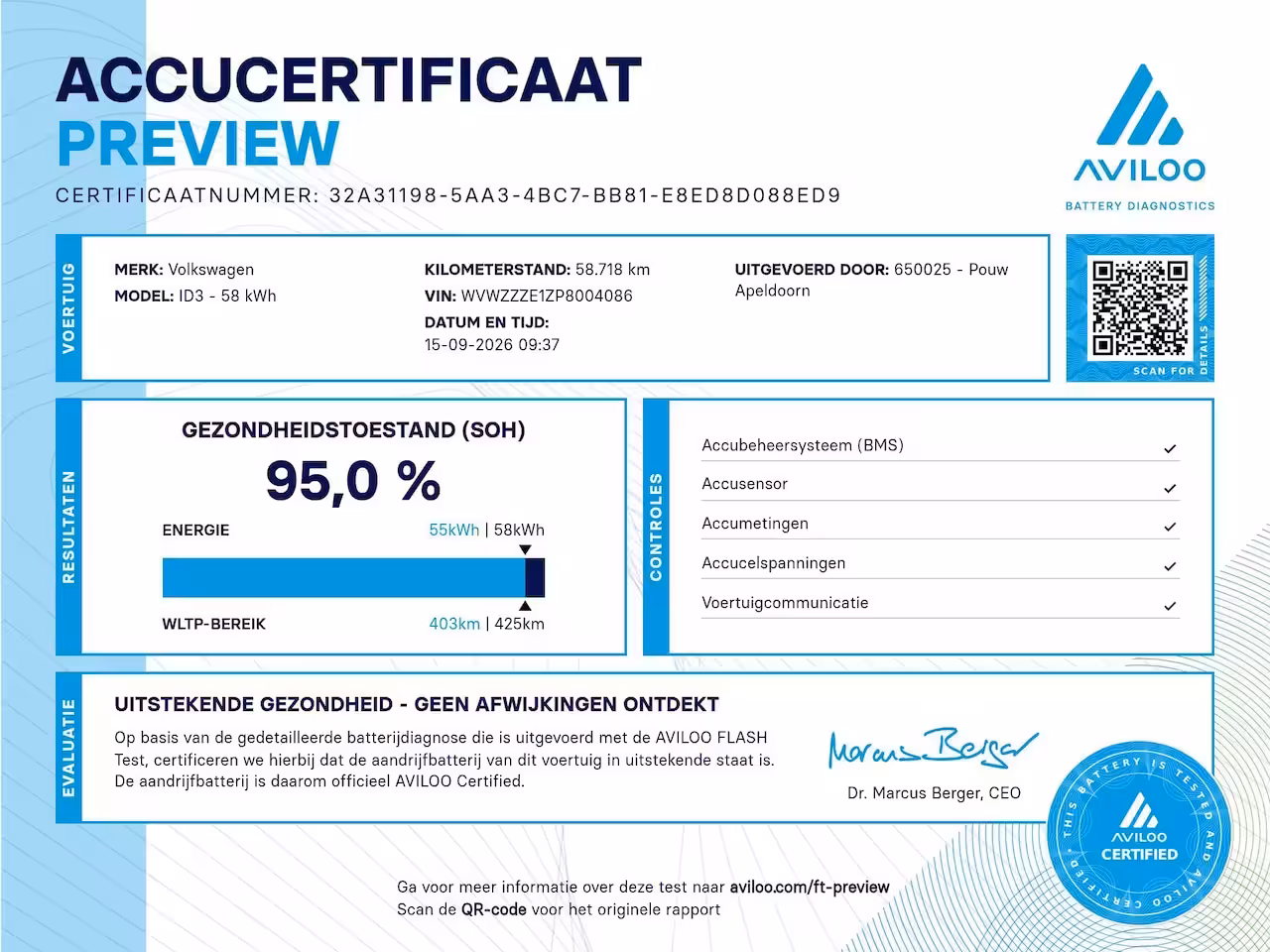 Volkswagen ID.3 204pk Pro Edition Advantage 58 kWh | SoH 95% | CarPlay/Android Auto | Achteruitrijcamera