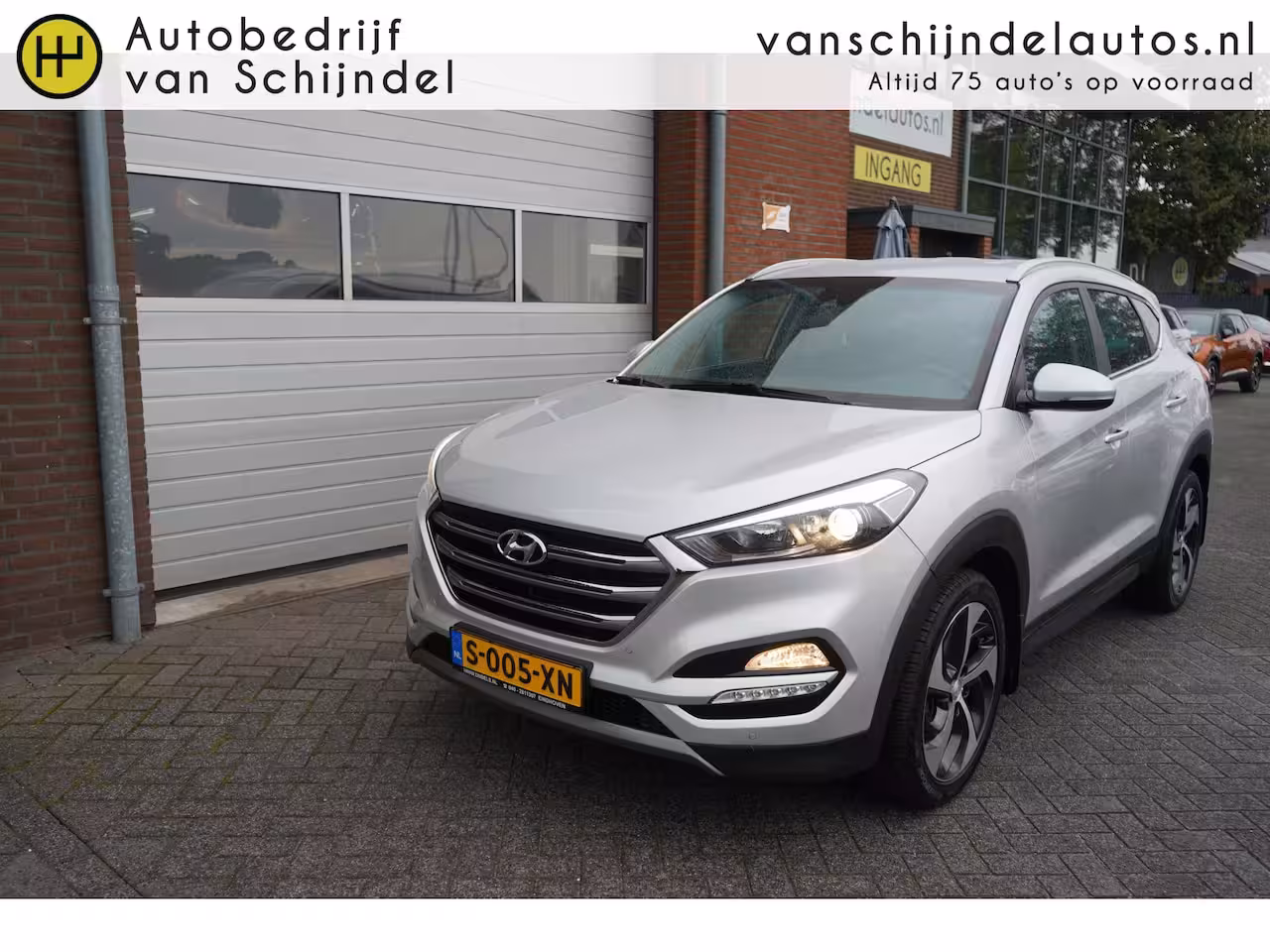 Hyundai Tucson 1.6 T-GDI 177PK 4WD PREMIUM TREKHAAK LEDER STOELVERWARMING CAMERA NAVI CLIMA CRUISE BLUETO