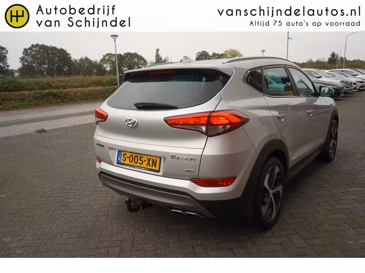 Hyundai Tucson 1.6 T-GDI 177PK 4WD PREMIUM TREKHAAK LEDER STOELVERWARMING CAMERA NAVI CLIMA CRUISE BLUETO