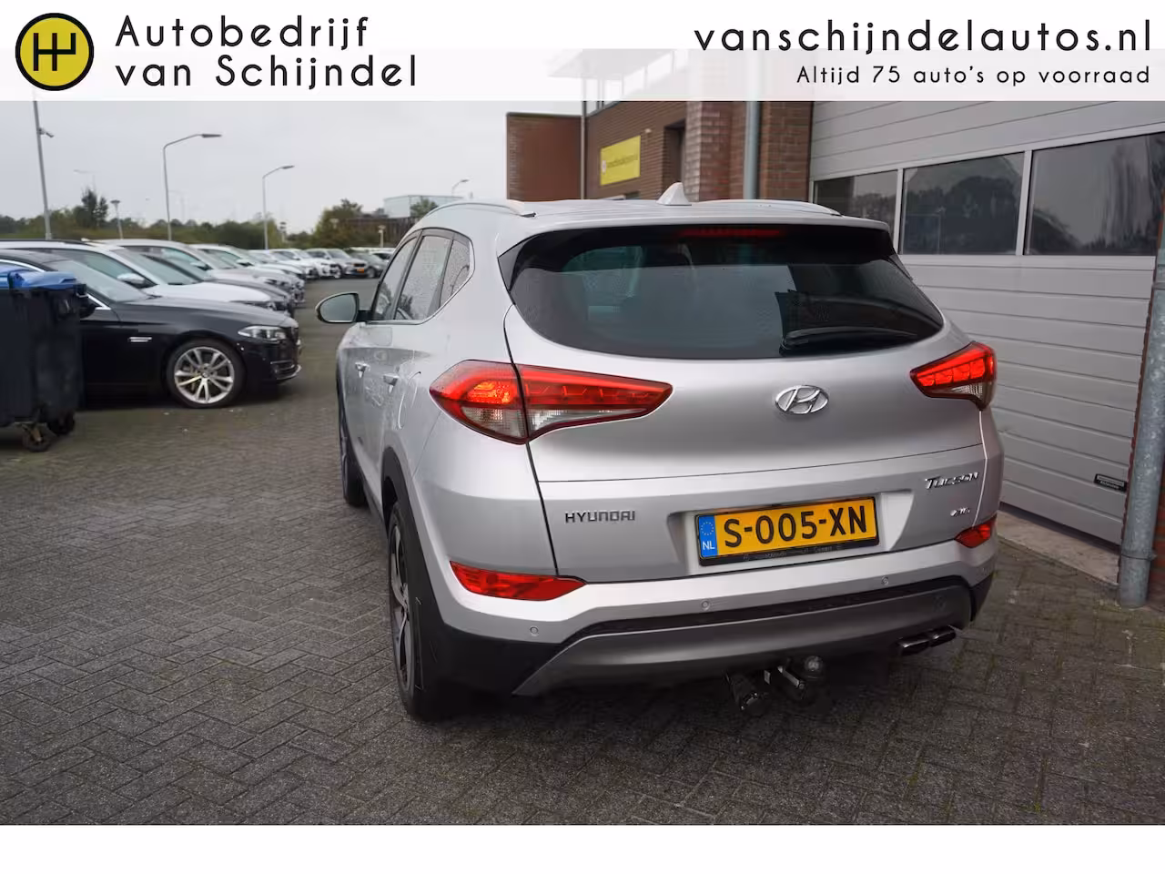 Hyundai Tucson 1.6 T-GDI 177PK 4WD PREMIUM TREKHAAK LEDER STOELVERWARMING CAMERA NAVI CLIMA CRUISE BLUETO