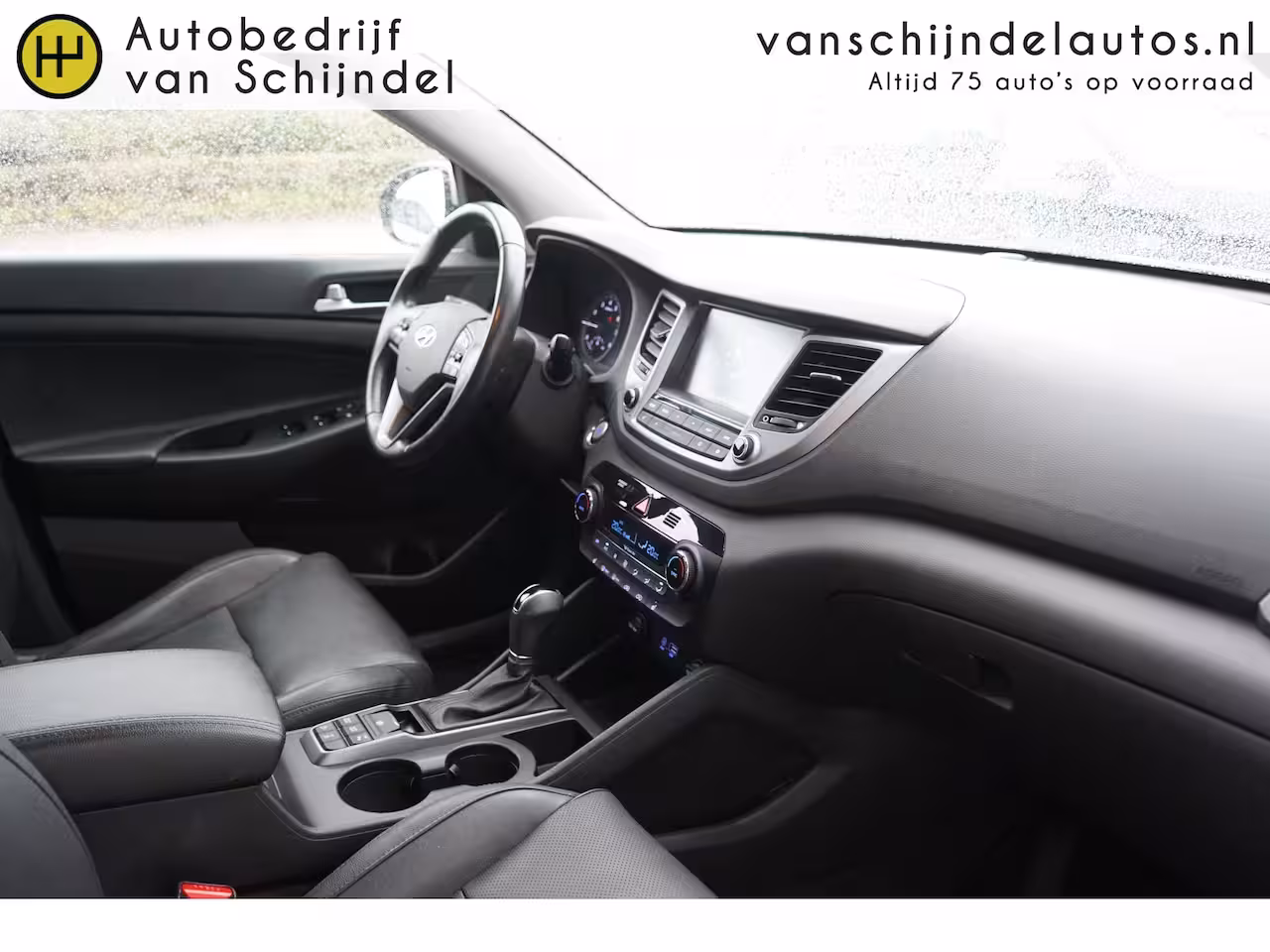 Hyundai Tucson 1.6 T-GDI 177PK 4WD PREMIUM TREKHAAK LEDER STOELVERWARMING CAMERA NAVI CLIMA CRUISE BLUETO
