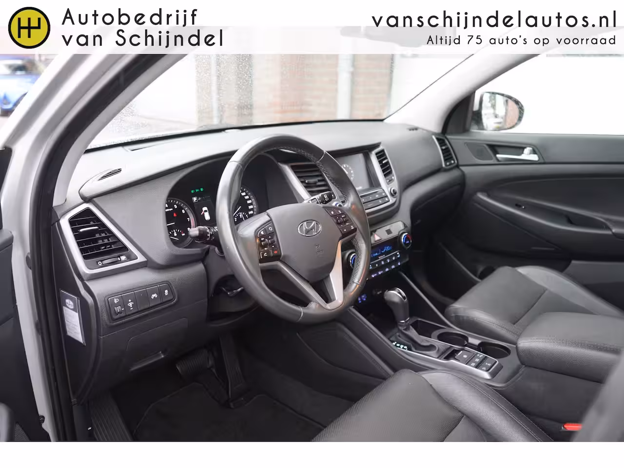 Hyundai Tucson 1.6 T-GDI 177PK 4WD PREMIUM TREKHAAK LEDER STOELVERWARMING CAMERA NAVI CLIMA CRUISE BLUETO