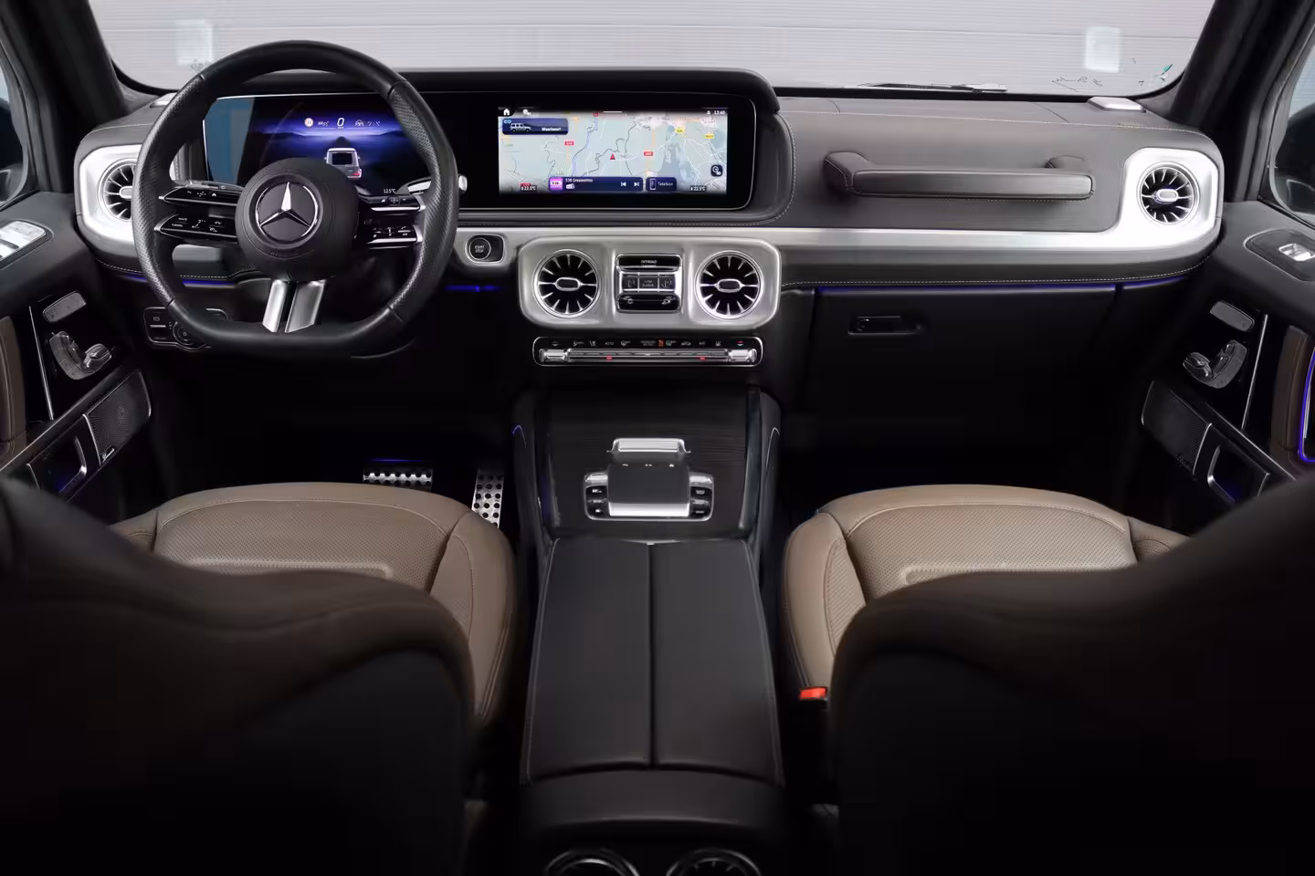 Mercedes-Benz G-klasse 580 AMG Line 116 kWh | Schuifdak | Techniekpakket | Distronic | Burmester | Nappa Leder |
