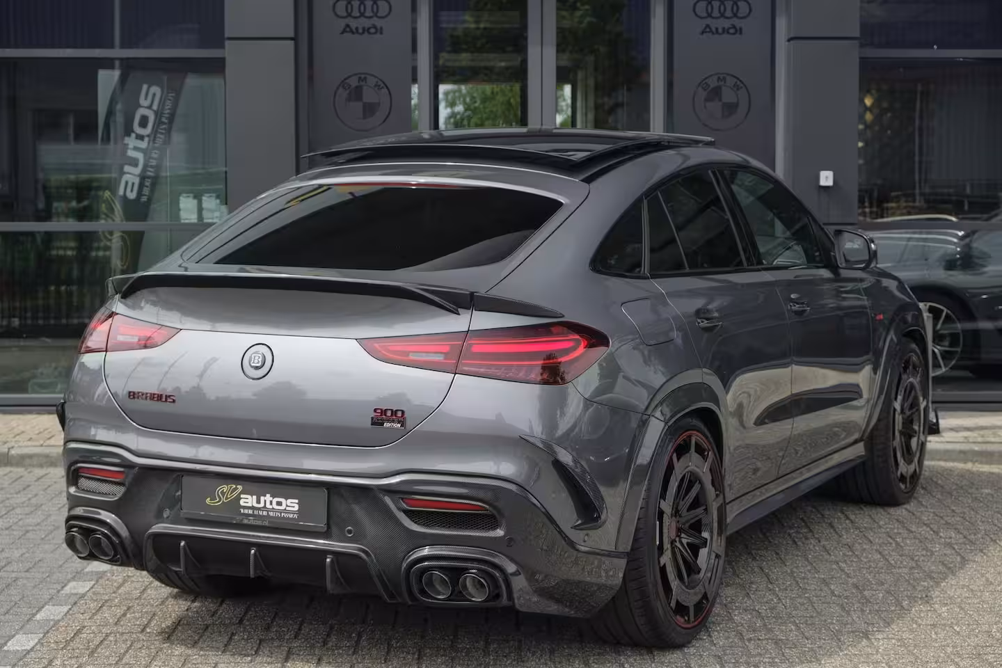 Mercedes-Benz GLE-Klasse Coupé GLE450d AMG 390pk Brabus Rocket 900 Panoramadak *BTW* Trekhaak Night pakket Widescreen Luc