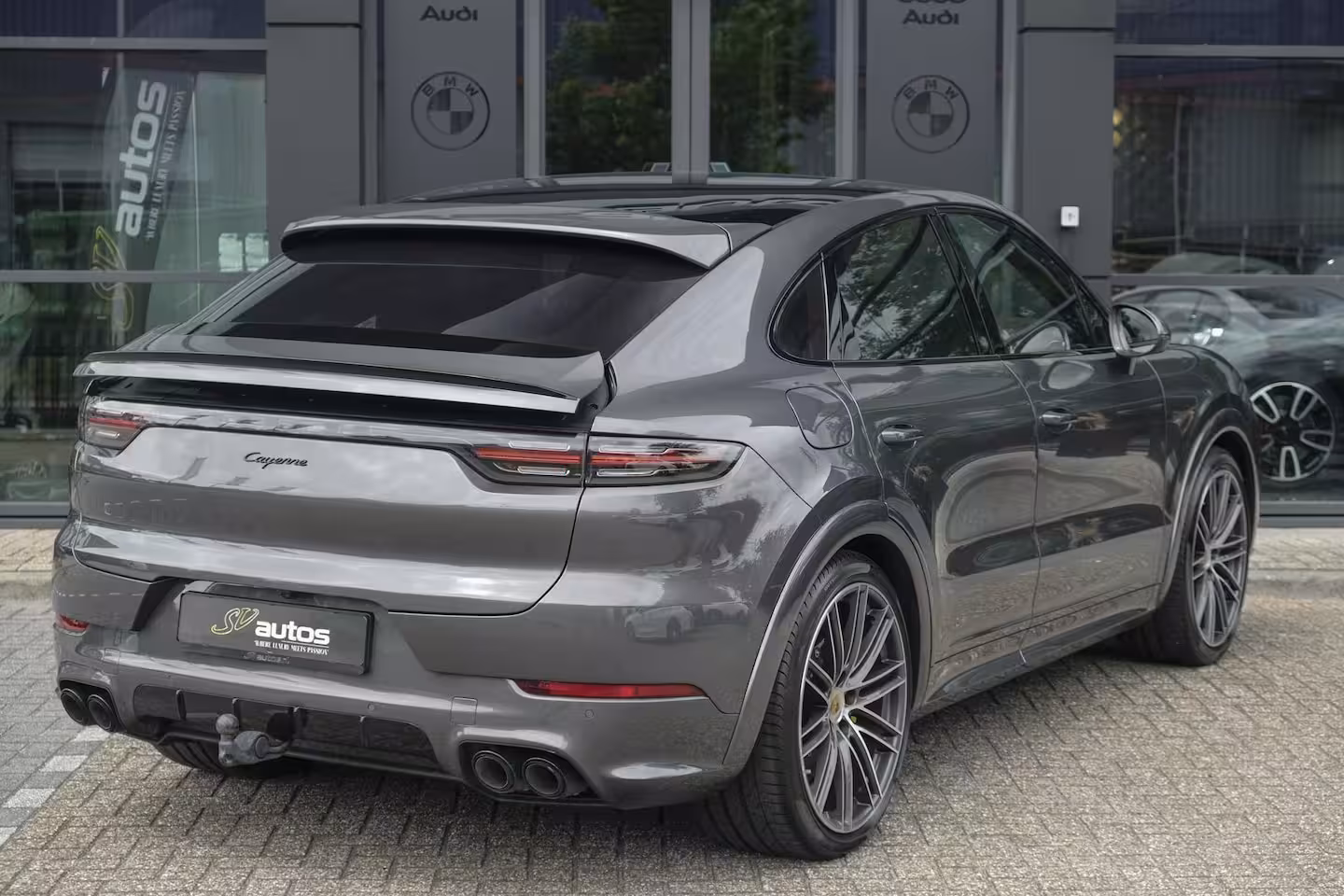 Porsche Cayenne Coupé 4.0 V8 Turbo S 680pk E-Hybrid Panoramadak 4-wielsturing *SOH 94%* Trekhaak PDCC BOMVOL 1e
