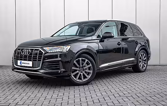 Audi Q7 55 TFSI e quattro Pro Line Plus l Luchtvering l Pano Dak l B&O Sound l Elektr. Lederen Sto