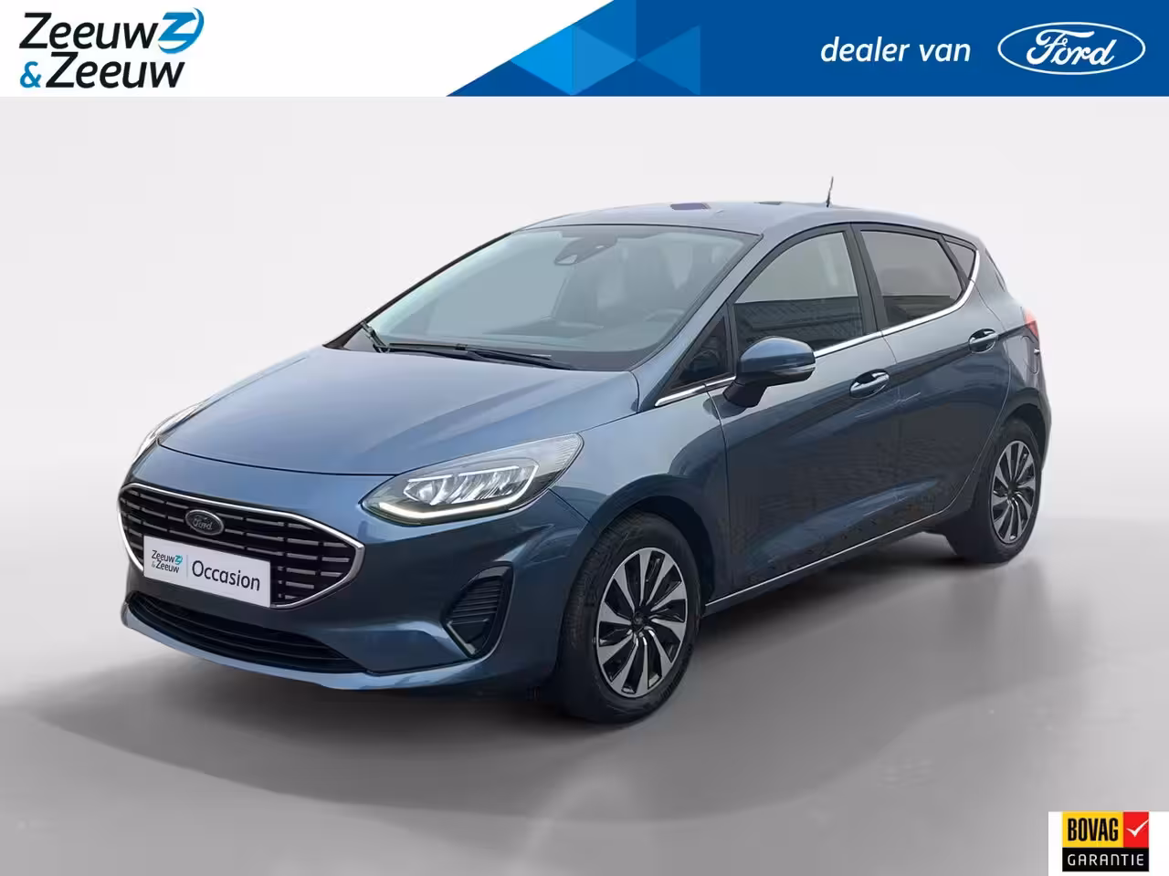 Ford Fiesta 1.0 EcoBoost Hybrid Titanium | Stoel/stuur en voorruitverwarming | Cruise control | Parkee