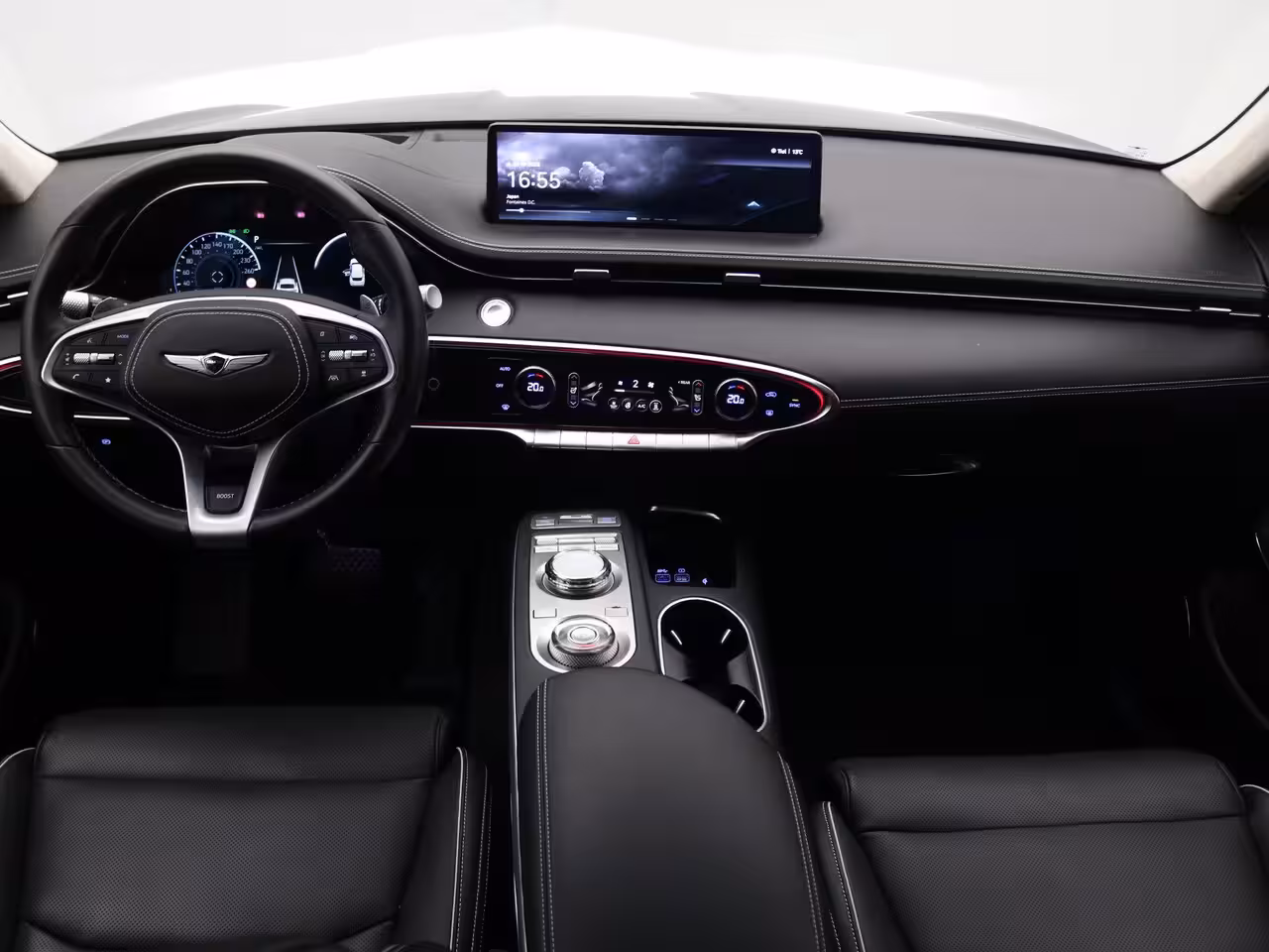 Genesis GV70 Sport Electrified 4WD SOH 100% | Achteruitrijcamera met 360° Surround View | Ambienteverli