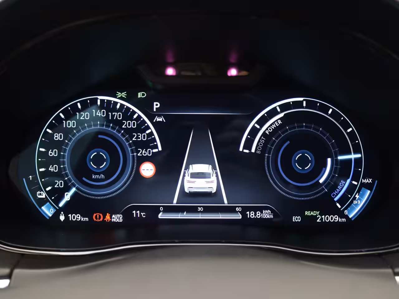 Genesis GV70 Sport Electrified 4WD SOH 100% | Achteruitrijcamera met 360° Surround View | Ambienteverli