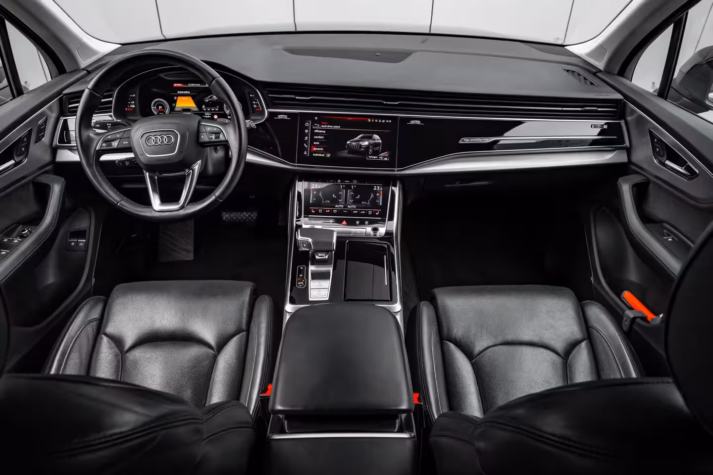 Audi Q7 55 TFSI e quattro Pro Line Plus l Luchtvering l Pano Dak l B&O Sound l Elektr. Lederen Sto