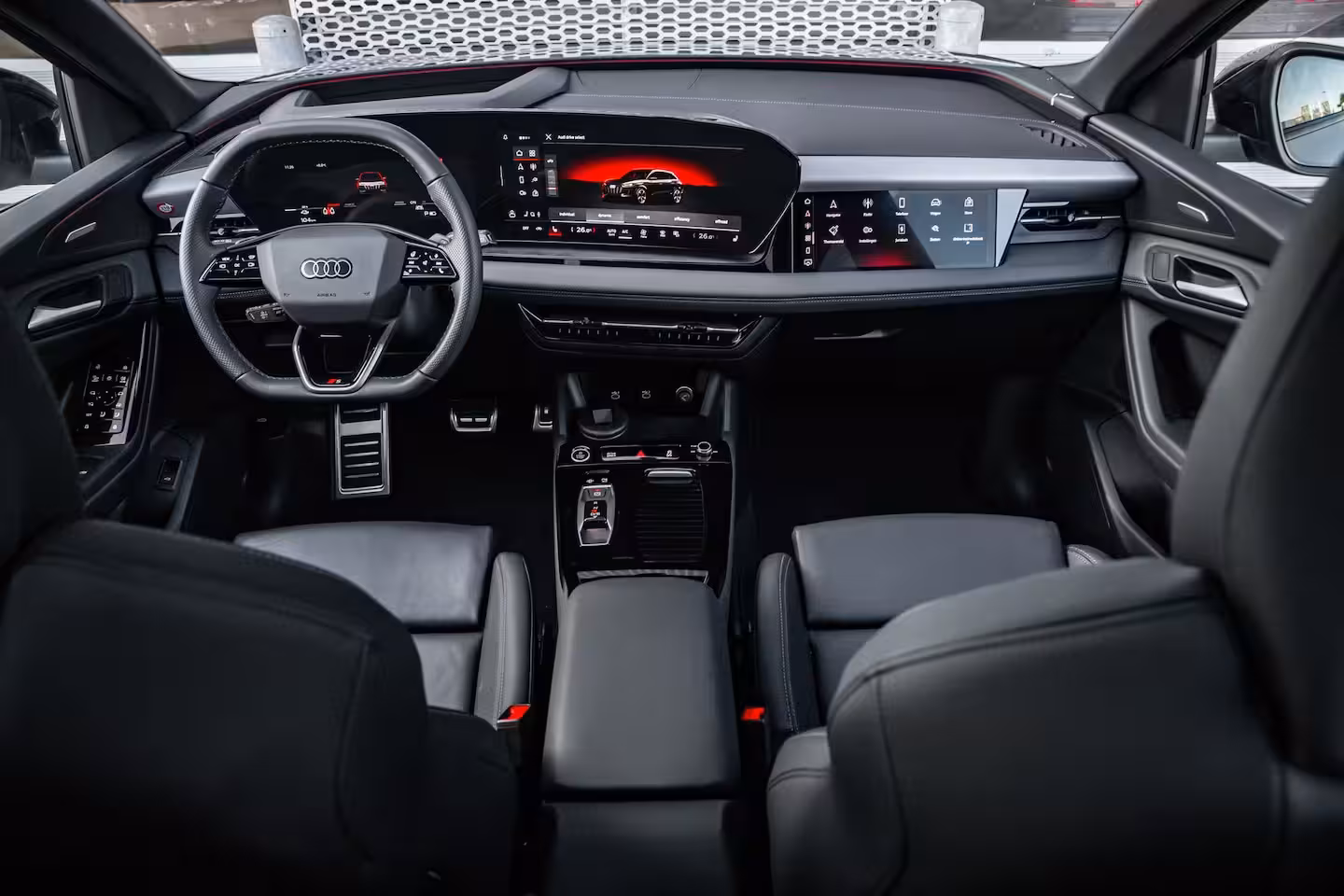 Audi Q6 e-tron S edition performance 100 kWh | Achterstoelen verwarmd | Apple Carplay/Android Auto|telefo