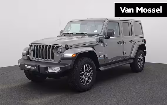 Jeep Wrangler 2.0T Sahara 4xe 380pk | Lederen Bekleding | Stoel & Stuurverwarming | Camera | Navigatie |
