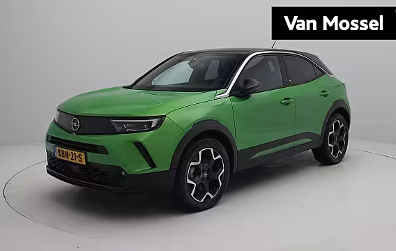 Opel Mokka-e Ultimate 50-kWh 11kw bl. | Camera | Alcantara | 18" Bi-color velgen | Zeer compleet