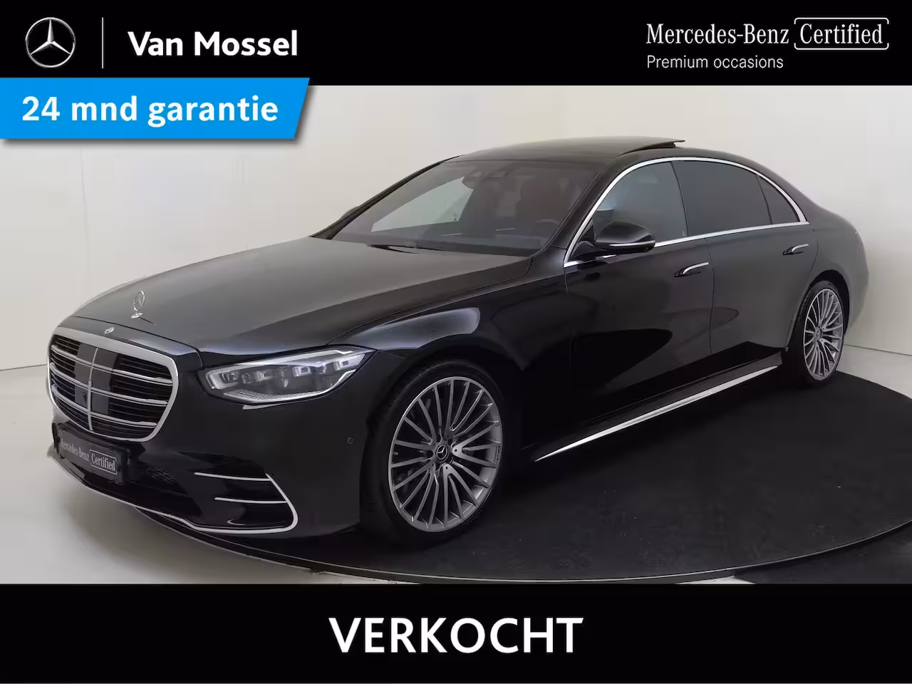 Mercedes-Benz S-klasse 500 4MATIC Lang AMG Line / Premium Plus/ 21 inch/ Achterasbesturing/ Burmester 3D/ Rear Ex