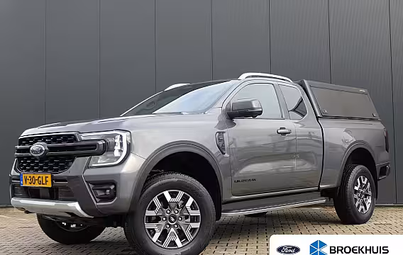 Ford Ranger 2.0 Super Cab EcoBlue Wildtrak | Hardtop | Trekhaak | 360 Camera | Adaptive Cruise | BLIS