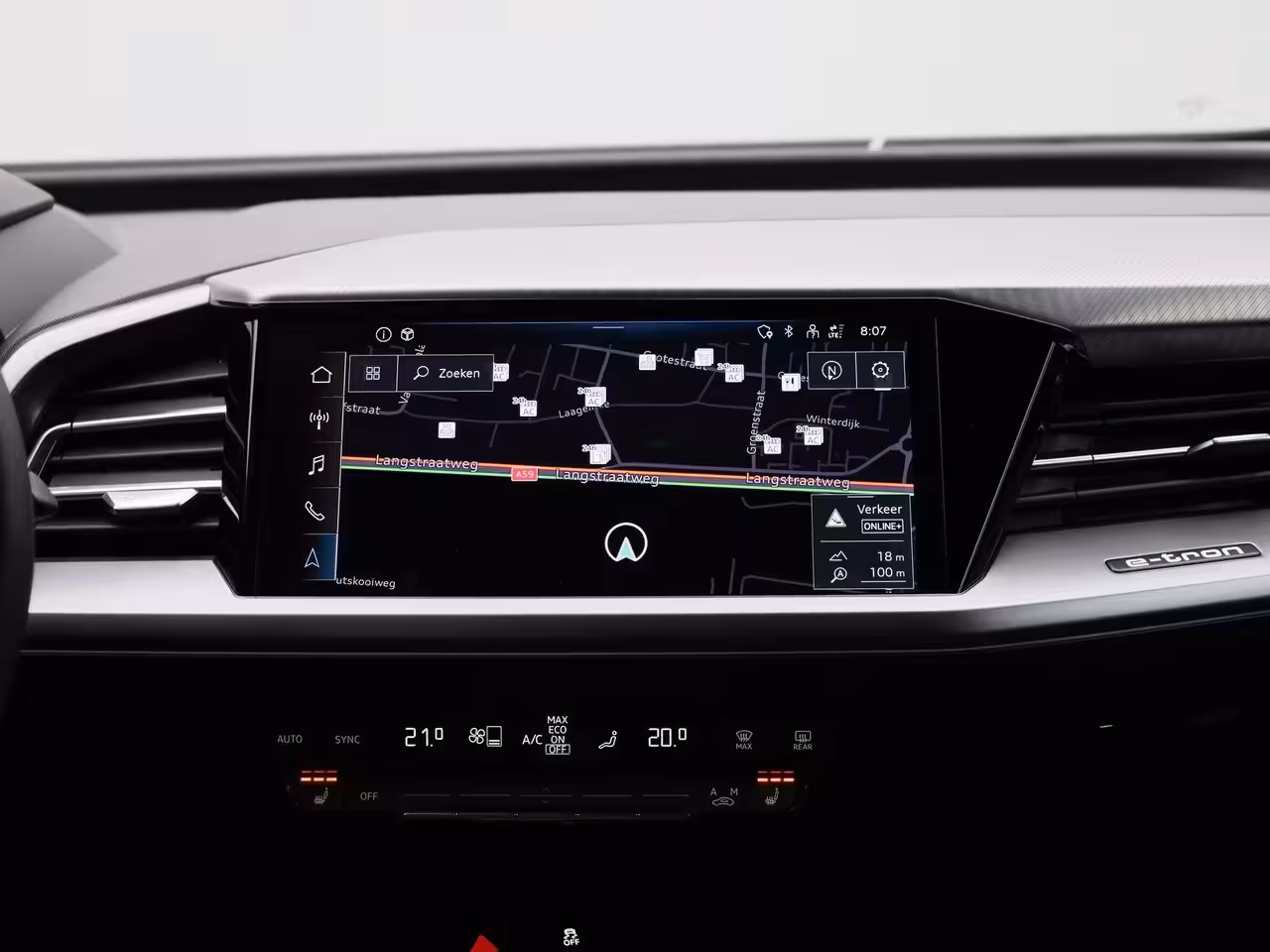 Audi Q4 e-tron 50 quattro Advanced edition 77 kWh 299 PK | Navigatie | Stoel + stuurverwarming | Comfortp